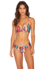 SINFUL - Underwire Top & Drawstring Ruched  Bottom • Multicolor
