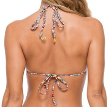 MY WAY - Zig Zag Knotted Cut Out Triangle Top