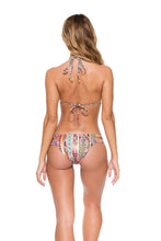 MY WAY - Zig Zag Knotted Cut Out Triangle Top & Reversible Zig Zag Open Side Moderate Bottom • Multicolor