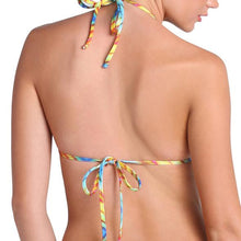 PLAYA VERANO - Molded Push Up Bandeau Halter Top