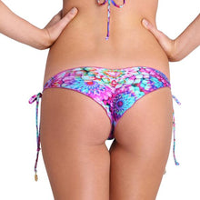 SOL BRILLANTE - Wavey Ruched Back Brazilian Tie Side Bottom