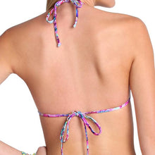 SOL BRILLANTE - Molded Push Up Bandeau Halter Top