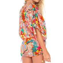 CHASING WATERFALLS - Cabana V Neck Dress