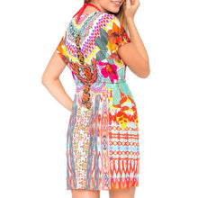 CHASING WATERFALLS - Cap Sleeve Short Caftan