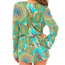 MOON PRINCESS - Wrap Front Long Sleeve Romper