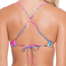 SUNBURST - Cross Over Bra Top With Adjustable Back