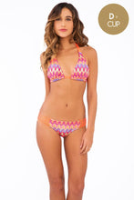 SONG OF THE SEA - Triangle Halter Top & Braided Side Full Bottom • Multicolor