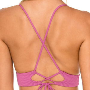 ORILLAS DEL MAR - Cross Back Bustier Top