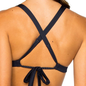 COSTA DEL SOL - Molded Push Up Bandeau Halter Top