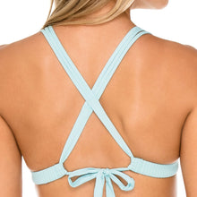 ORILLAS DEL MAR - Molded Push Up Bandeau Halter Top