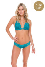 COSITA BUENA - Triangle Halter Top & Moderate Split Band Bottom • Exuma