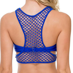SAILOR'S KISS - Fishnet Sporty Top