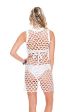 SAILOR'S KISS - What A Catch Dress • White