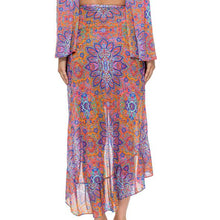 CANDELA - Ruffle High Lo Slit Skirt