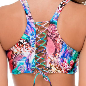 GORGEOUS CHAOS - Glam High Neck Top