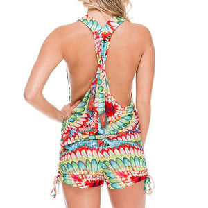 WILD HEART - T Back Romper