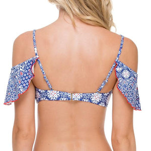 NAUGHTY GIRL - V Ruffle Top