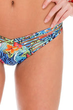 INKED BABE - Underwire Adjustable Top & Strappy Brazilian Ruched Back Bottom • Multicolor