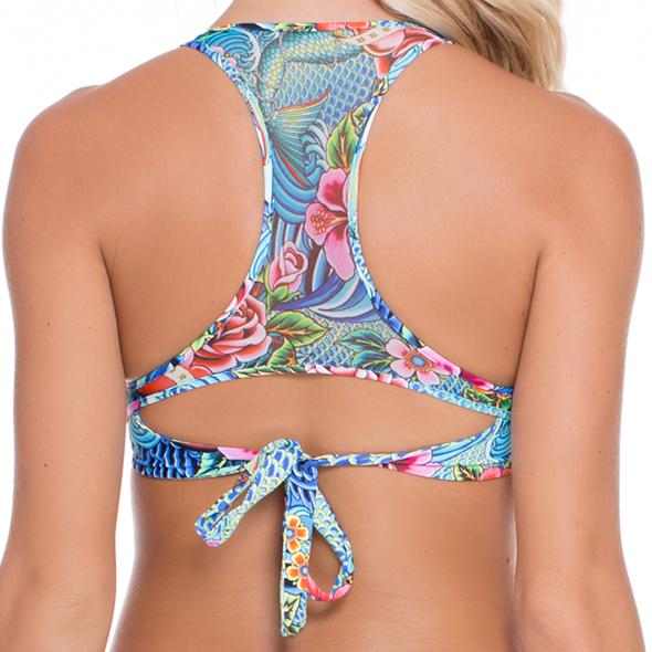 INKED BABE - Ink Mesh Back Underwire Top