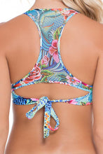 INKED BABE - Ink Mesh Back Underwire Top & Fishtail Ink Mesh Full Bottom • Multicolor