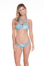 INKED BABE - Ink Mesh Reversible Cut Out Top & Moderate Bottom • Multicolor