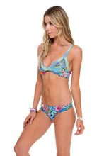 INKED BABE - Ink Mesh Reversible Sporty Top & Buns Out Ink Mesh Reversible Bottom • Multicolor