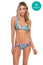 INKED BABE - Ink Mesh Reversible Sporty Top & Buns Out Ink Mesh Reversible Bottom • Multicolor