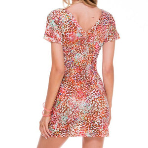 UNTAMEABLE - Vneck Bodycon Dress