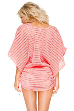 TAKE ME TO PARADISE - Cabana V Neck Dress • Coral