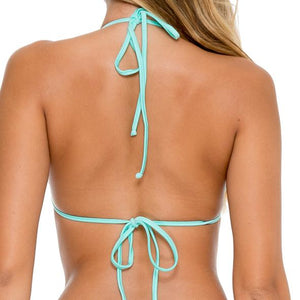 EL MALECON - Molded Push Up Bandeau Halter Top