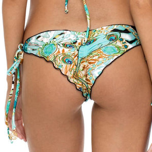 GUANTANAMERA - Wavey Ruched Back Brazilian Tie Side Bottom