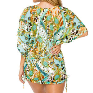 GUANTANAMERA - Cabana V Neck Dress