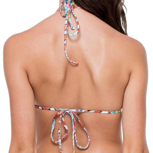 YEMAYA - Molded Push Up Bandeau Halter Top