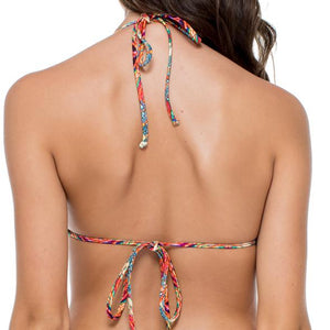 LA BELLA DE CUBA - Molded Push Up Bandeau Halter Top