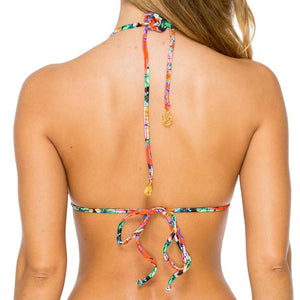 VIVA CUBA - Molded Push Up Bandeau Halter Top