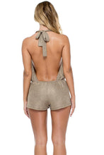 COMPAI - Deep Plunge Romper • Bronze