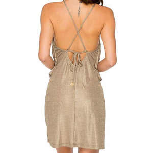 COMPAI - Ruffle Layered Short Dress