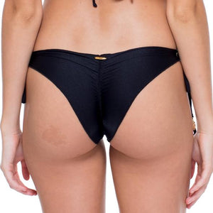 MAMBO - Wavey Ruched Back Brazilian Tie Side Bottom