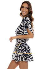 ALL THE SKINS - Playera Ruffle Dress • Multicolor