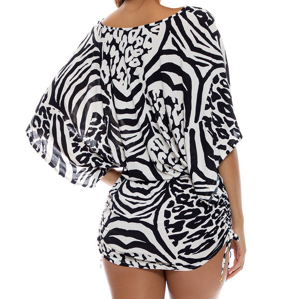 ALL THE SKINS - Cabana V Neck Dress