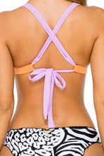 CAYO SETIA - Molded Push Up Bandeau Halter Top & Seamless Full Ruched Back Bottom • Multicolor