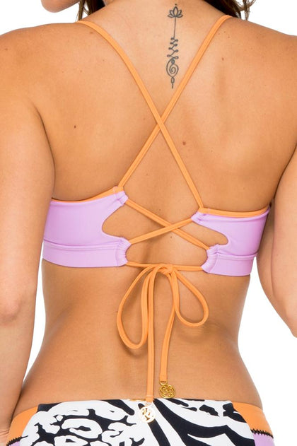 CAYO SETIA - Underwire Top & Stitched Straps Moderate Bottom • Multicolor