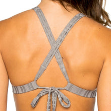 TORRE DE ORO - Molded Push Up Bandeau Halter Top