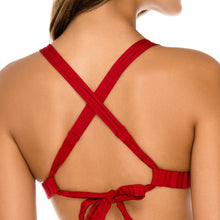 TORRE DE ORO - Molded Push Up Bandeau Halter Top