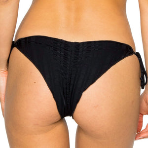 TURI TURAI - Wavey Ruched Back Brazilian Tie Side Bottom
