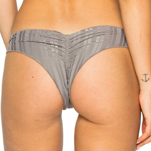 TURI TURAI - Wavey Ruched Back Brazilian Bottom