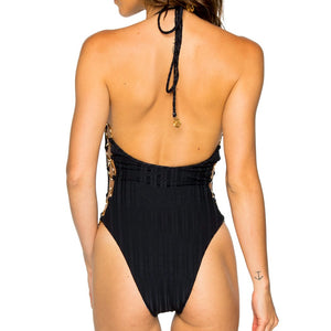 TURI TURAI - Open Side One Piece Bodysuit