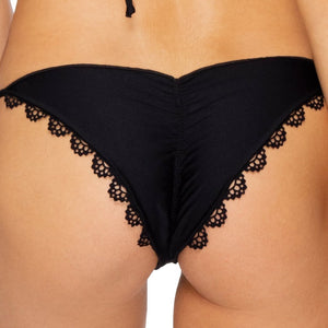 NOCHES DE SEVILLA - Wavey Ruched Back Brazilian Tie Side Bottom