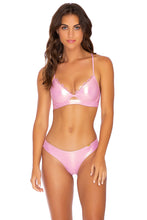 NOCHES DE SEVILLA - Underwire Top & Seamless Wavey Ruched Back Bottom • Rose Champagne