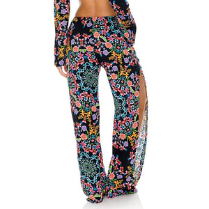 NOCHES DE SEVILLA - Split Side Wide Leg Pant